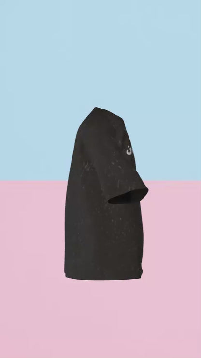 "Burnout Chic" – Oversized Call Center T-Shirt for the Emotionally Washed