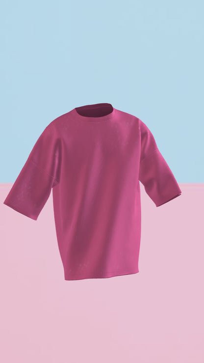 "Burnout Chic" – Oversized Call Center T-Shirt for the Emotionally Washed